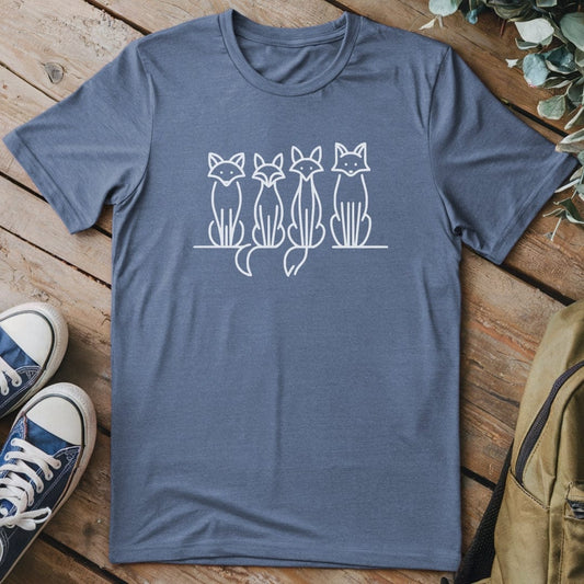 T-Shirt Heather Indigo / S Foxes T-Shirt