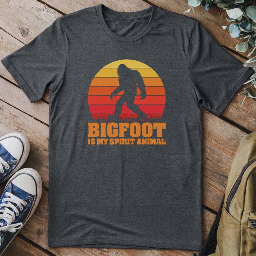 T-Shirt Dark Heather / S Spirit Animal Bigfoot