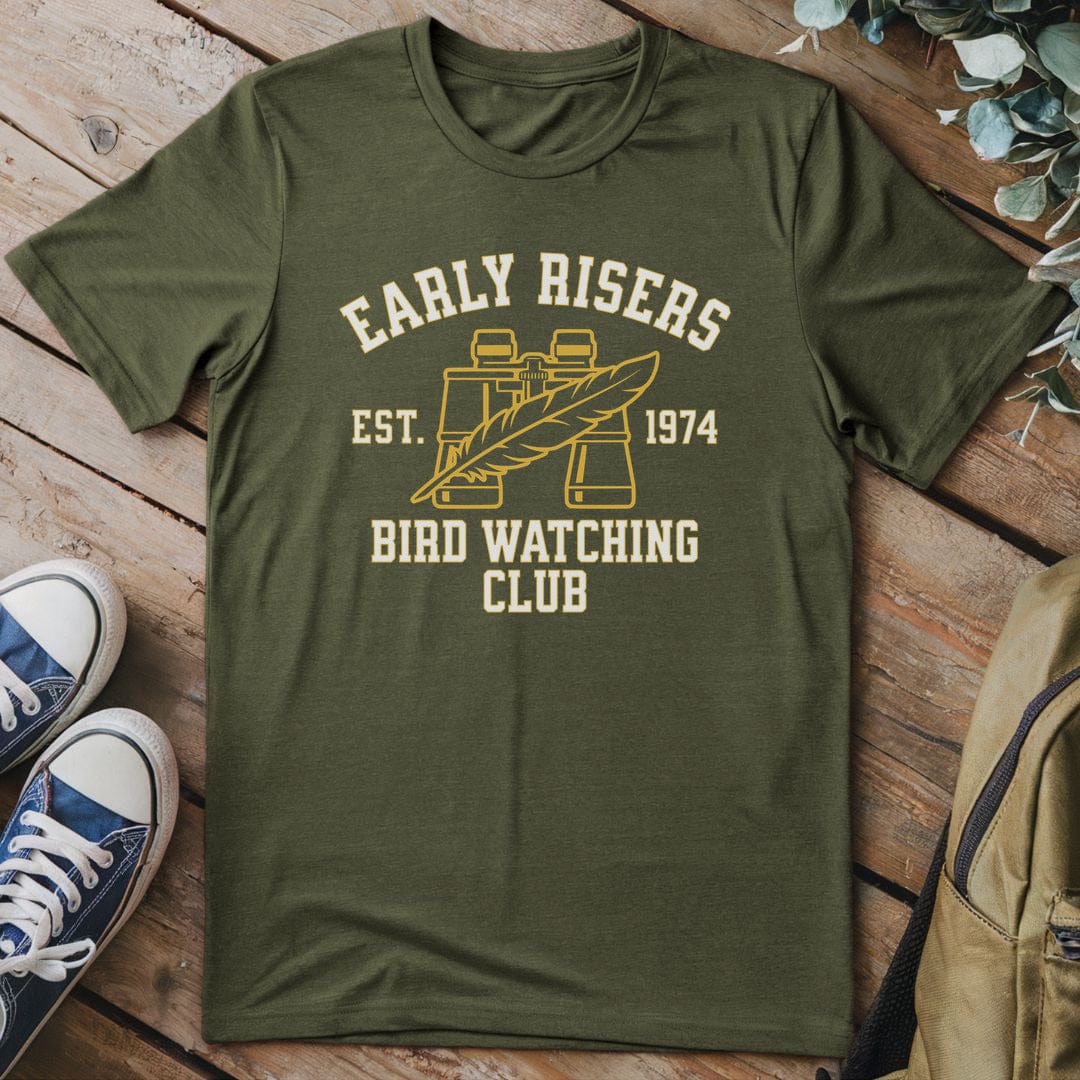 T-Shirt Military Green / S Bird Watching Club