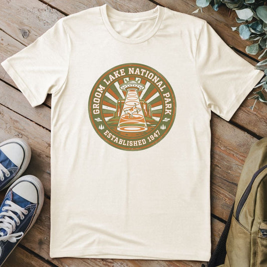 T-Shirt Natural / S UFO Cow Adventure