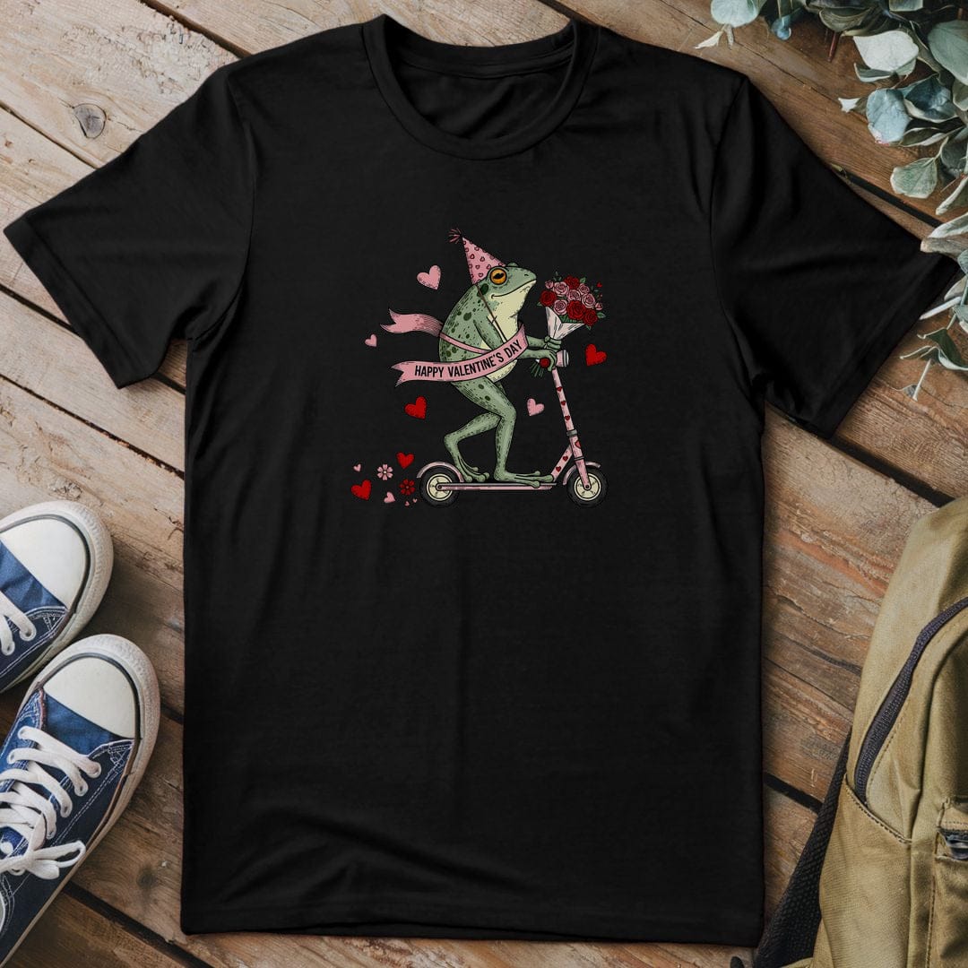 T-Shirt Black / S Scooter Love Leap