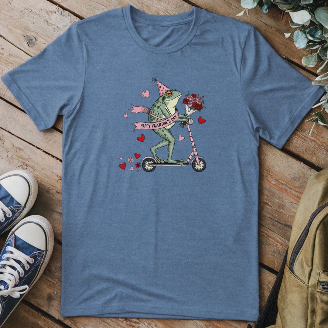 T-Shirt Heather Indigo / S Scooter Love Leap