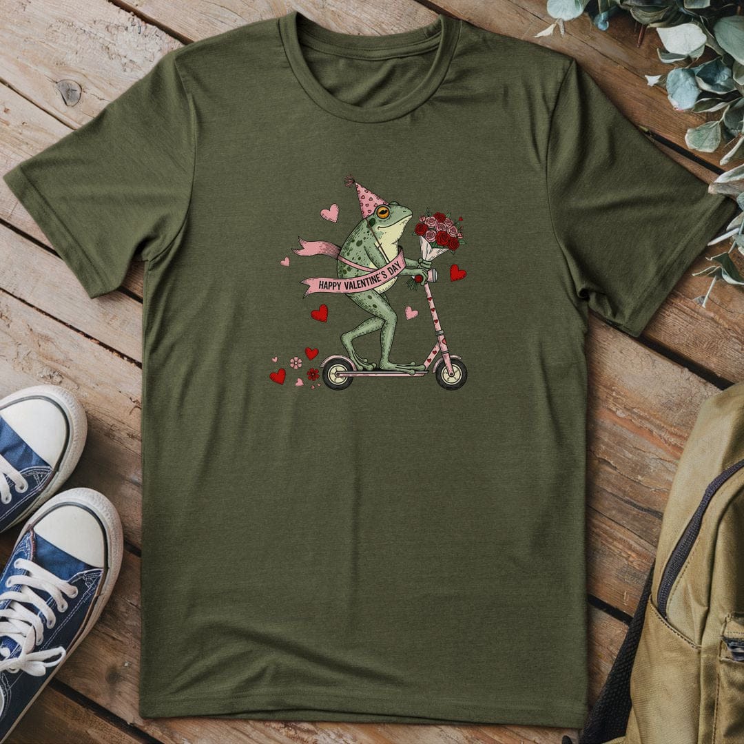 T-Shirt Military Green / S Scooter Love Leap