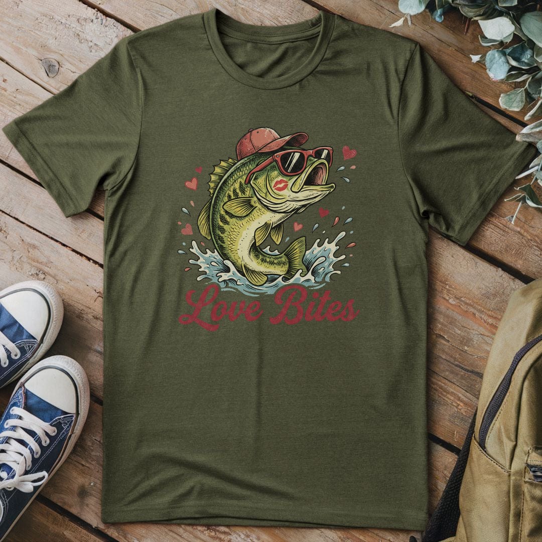 T-Shirt Military Green / S Splashing Romance