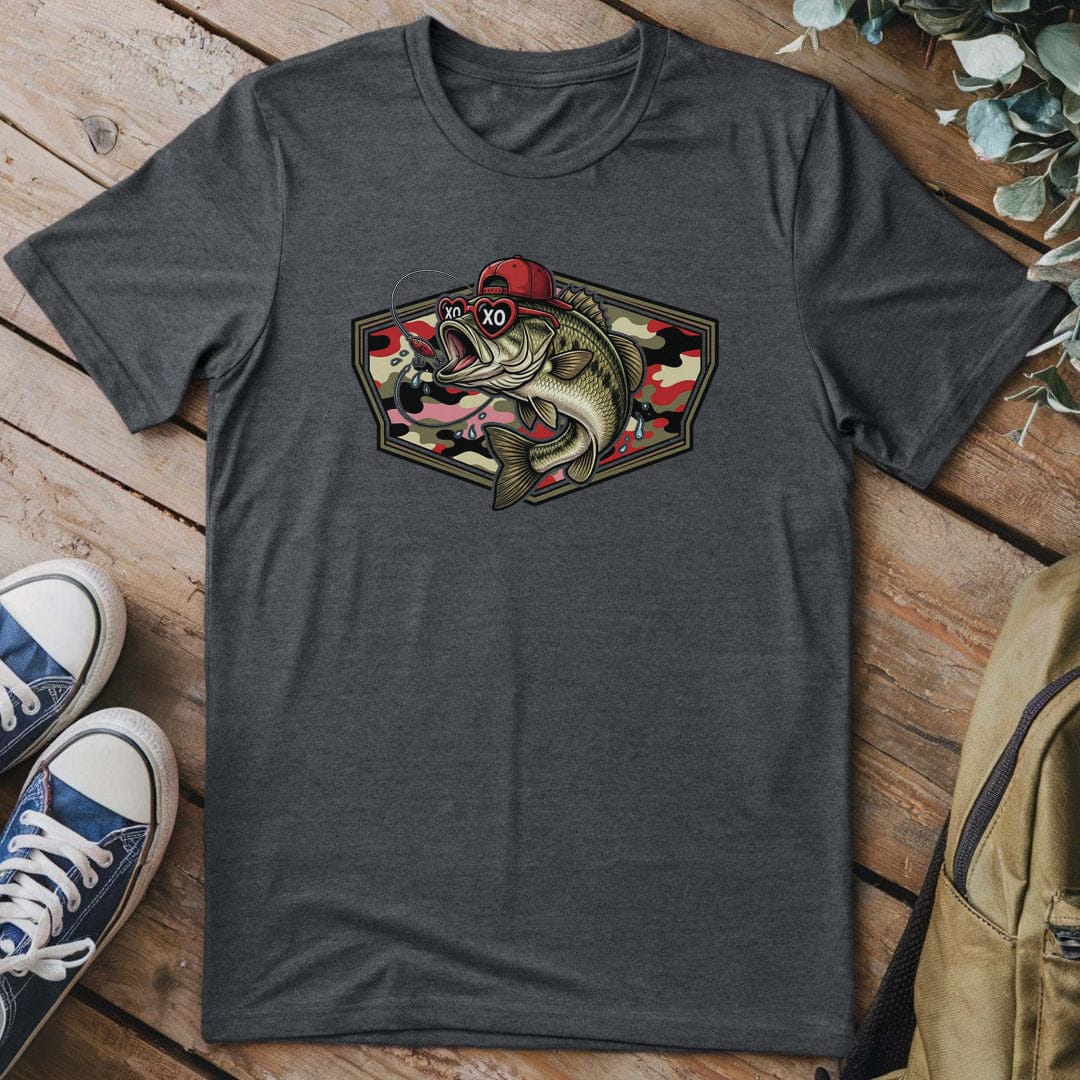 T-Shirt Dark Heather / S Bass Swagger