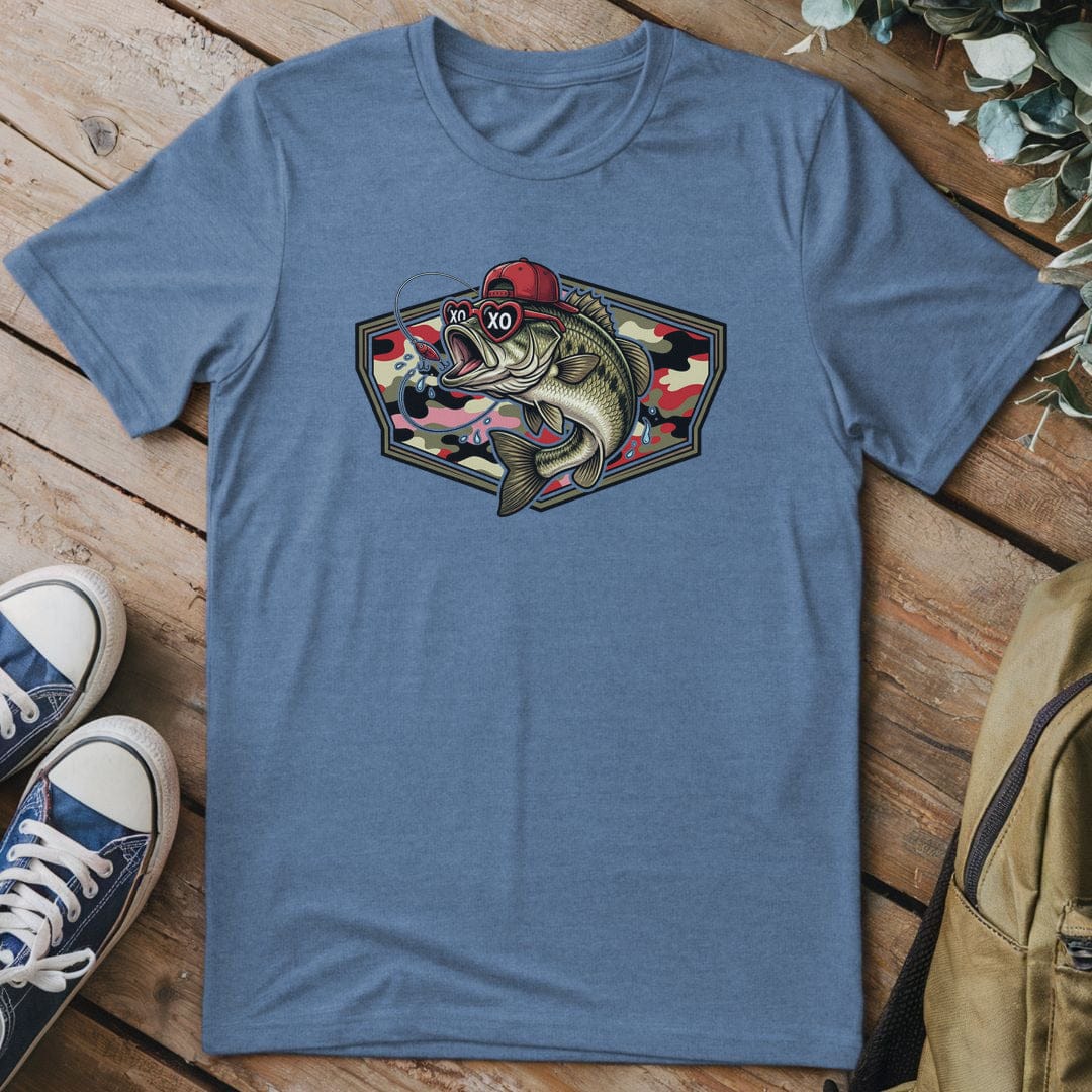 T-Shirt Heather Indigo / S Bass Swagger