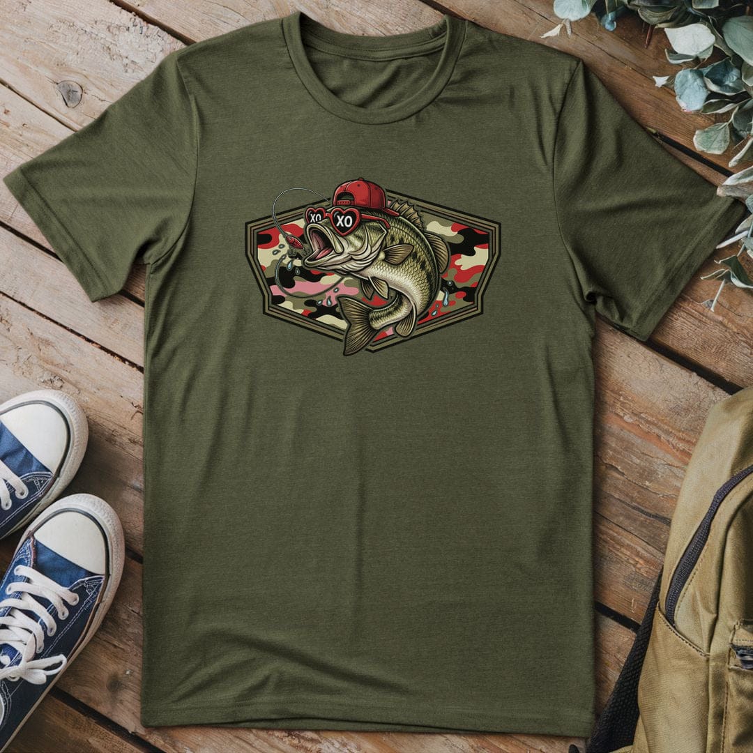 T-Shirt Military Green / S Bass Swagger