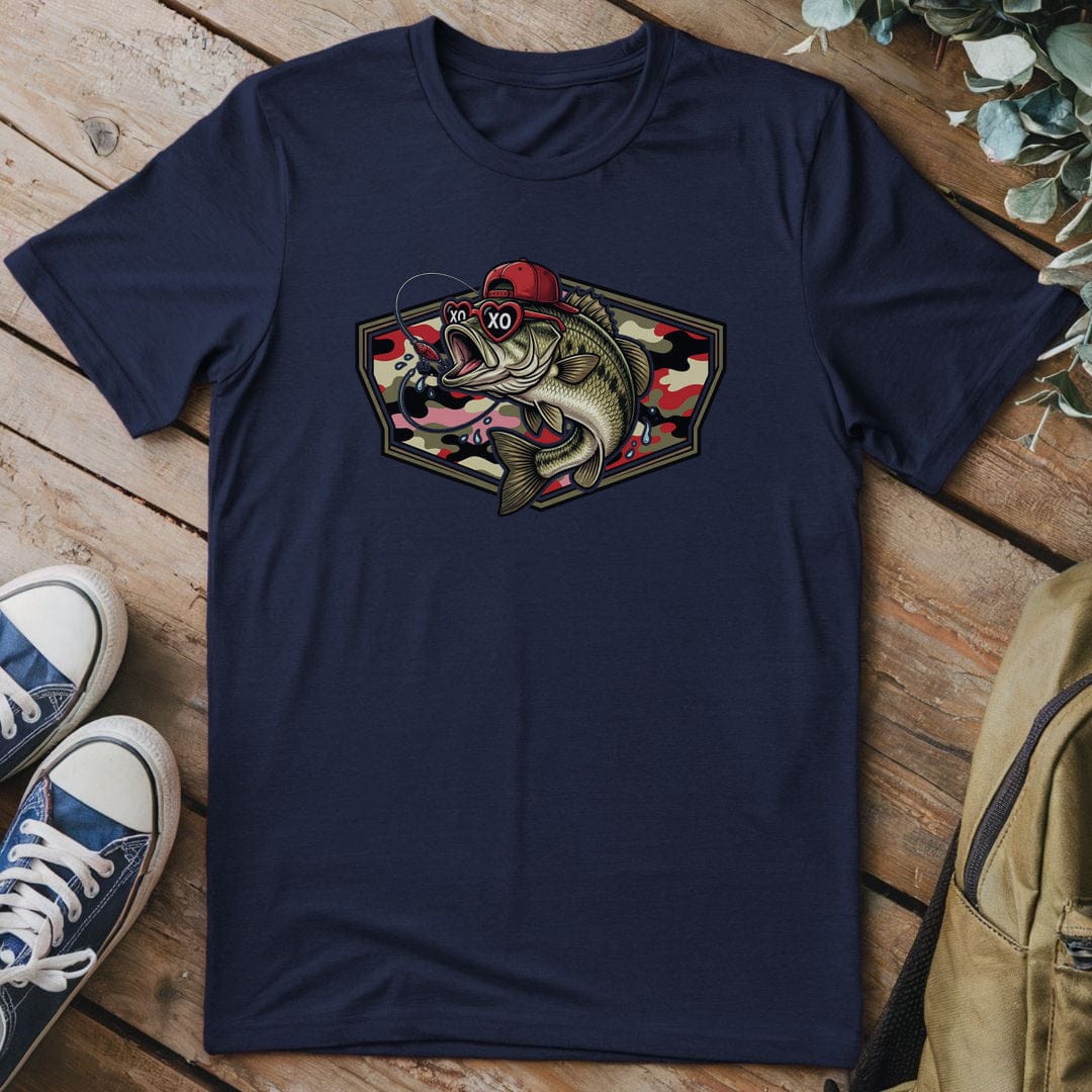 T-Shirt Navy / S Bass Swagger
