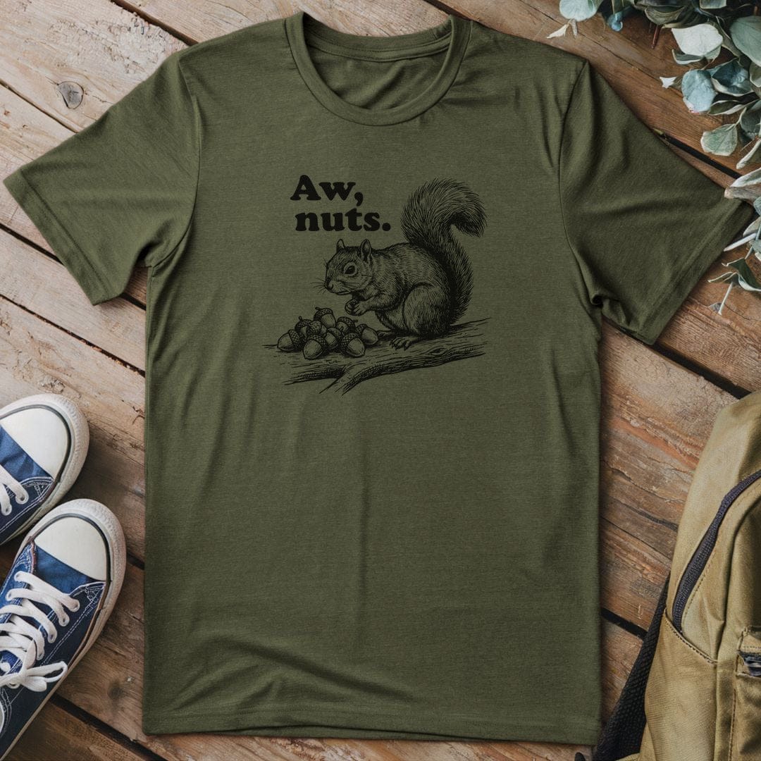 T-Shirt Military Green / S Aw Nuts