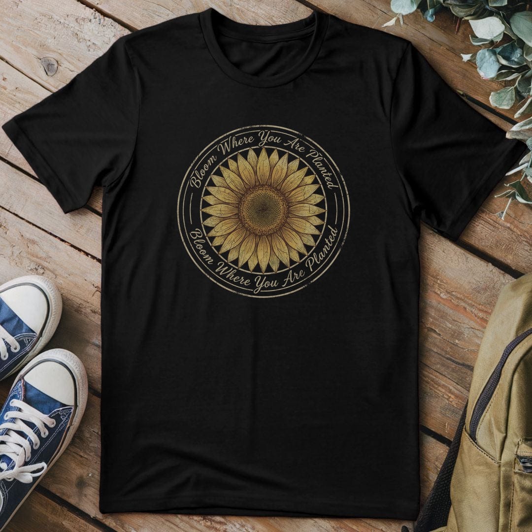 T-Shirt Black / S Sunflower Spirit