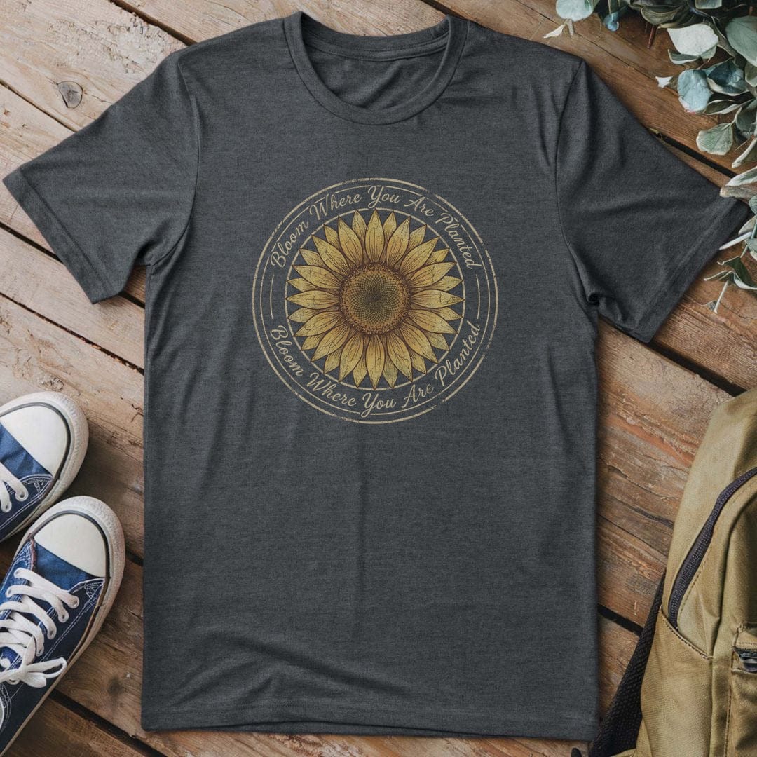 T-Shirt Dark Heather / S Sunflower Spirit