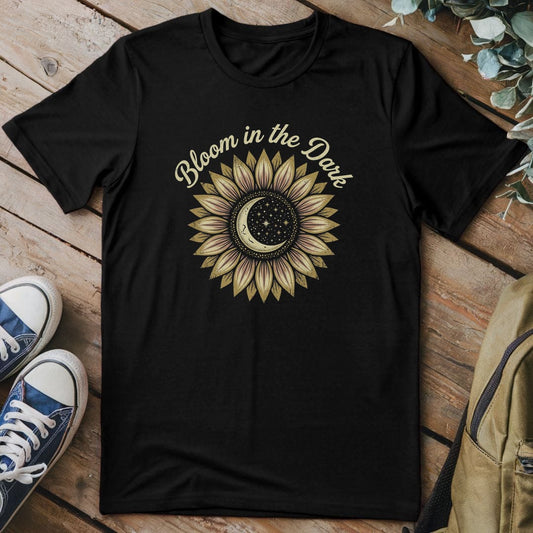T-Shirt Black / S Moonlit Blossom
