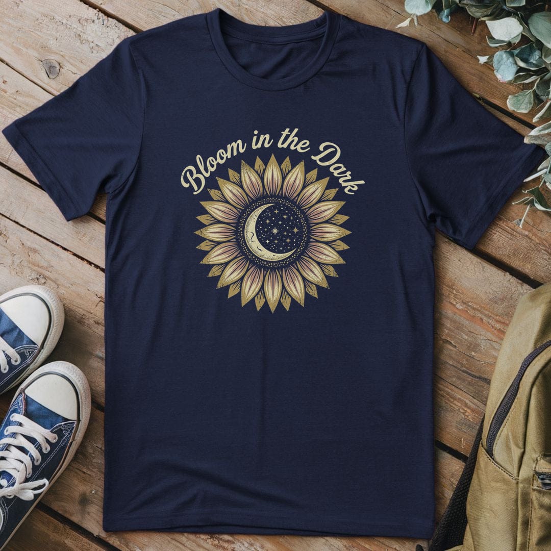 T-Shirt Navy / S Moonlit Blossom