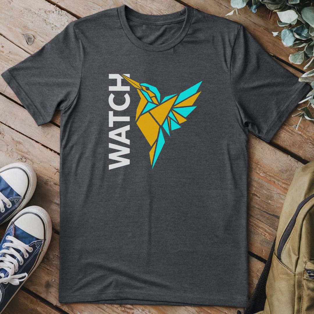 T-Shirt Dark Heather / S Origami Vigilance