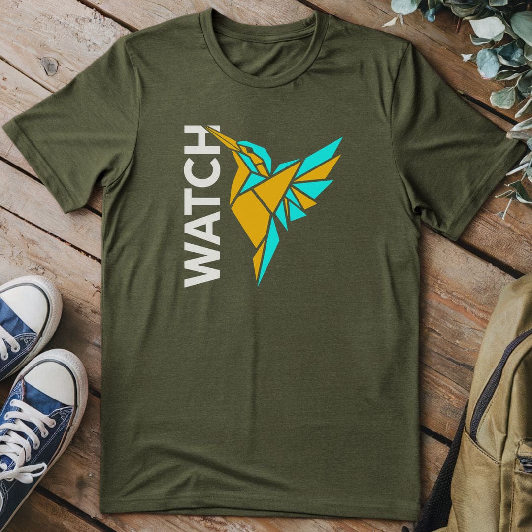 T-Shirt Military Green / S Origami Vigilance