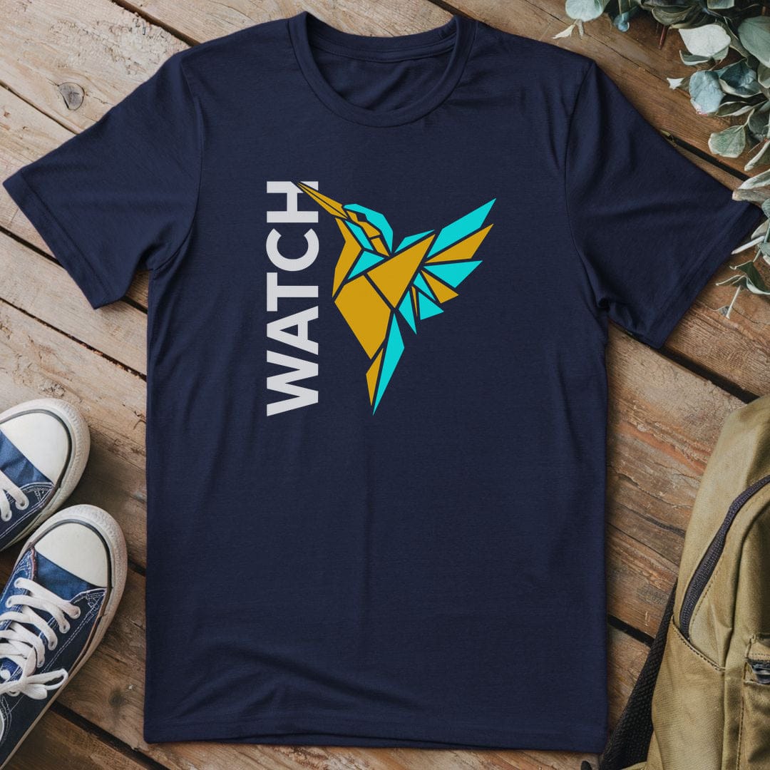T-Shirt Navy / S Origami Vigilance