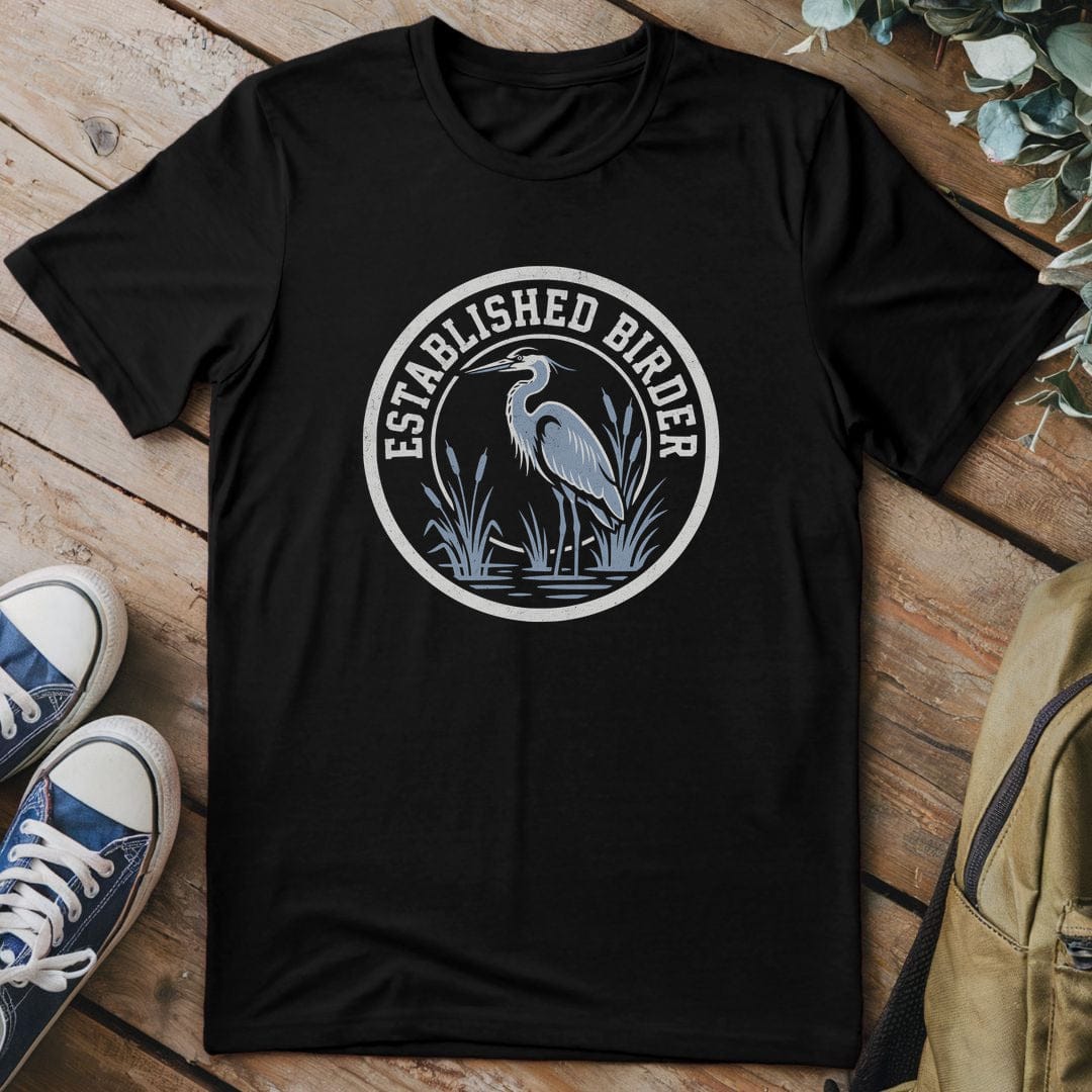 T-Shirt Black / S Heron Haven