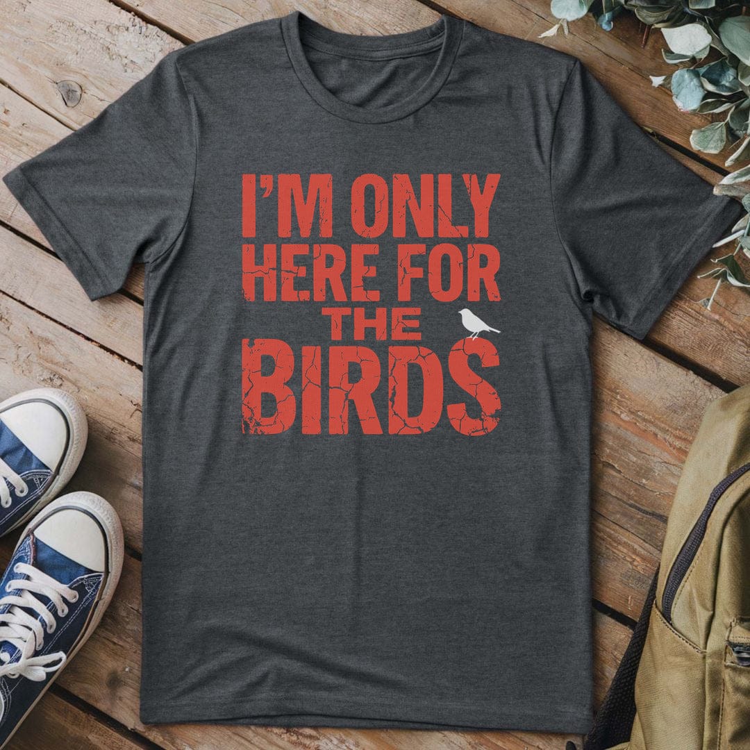 T-Shirt Dark Heather / S Birds Only