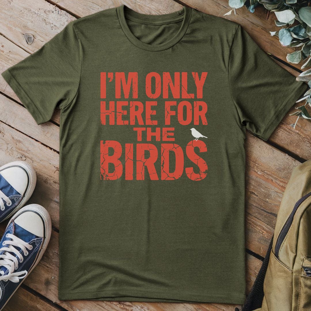 T-Shirt Military Green / S Birds Only