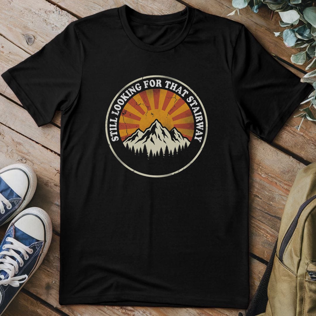 T-Shirt Black / S Stairway Quest