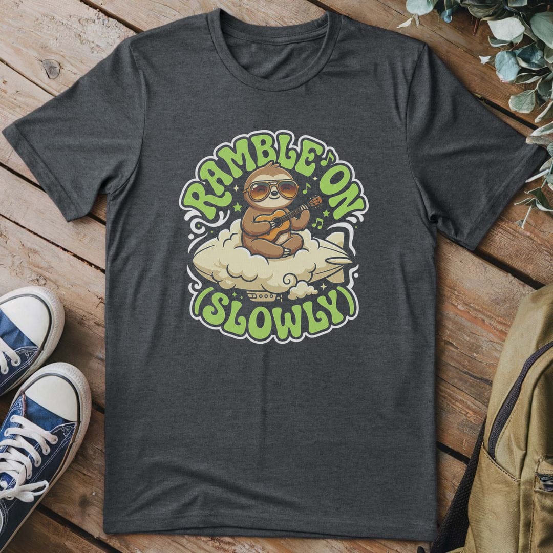 T-Shirt Dark Heather / S Zany Zeppelin Groove