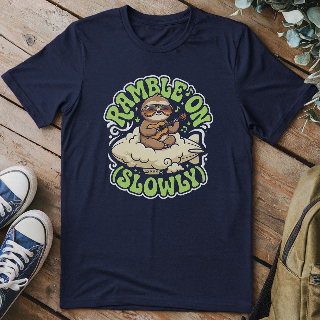 T-Shirt Navy / S Zany Zeppelin Groove