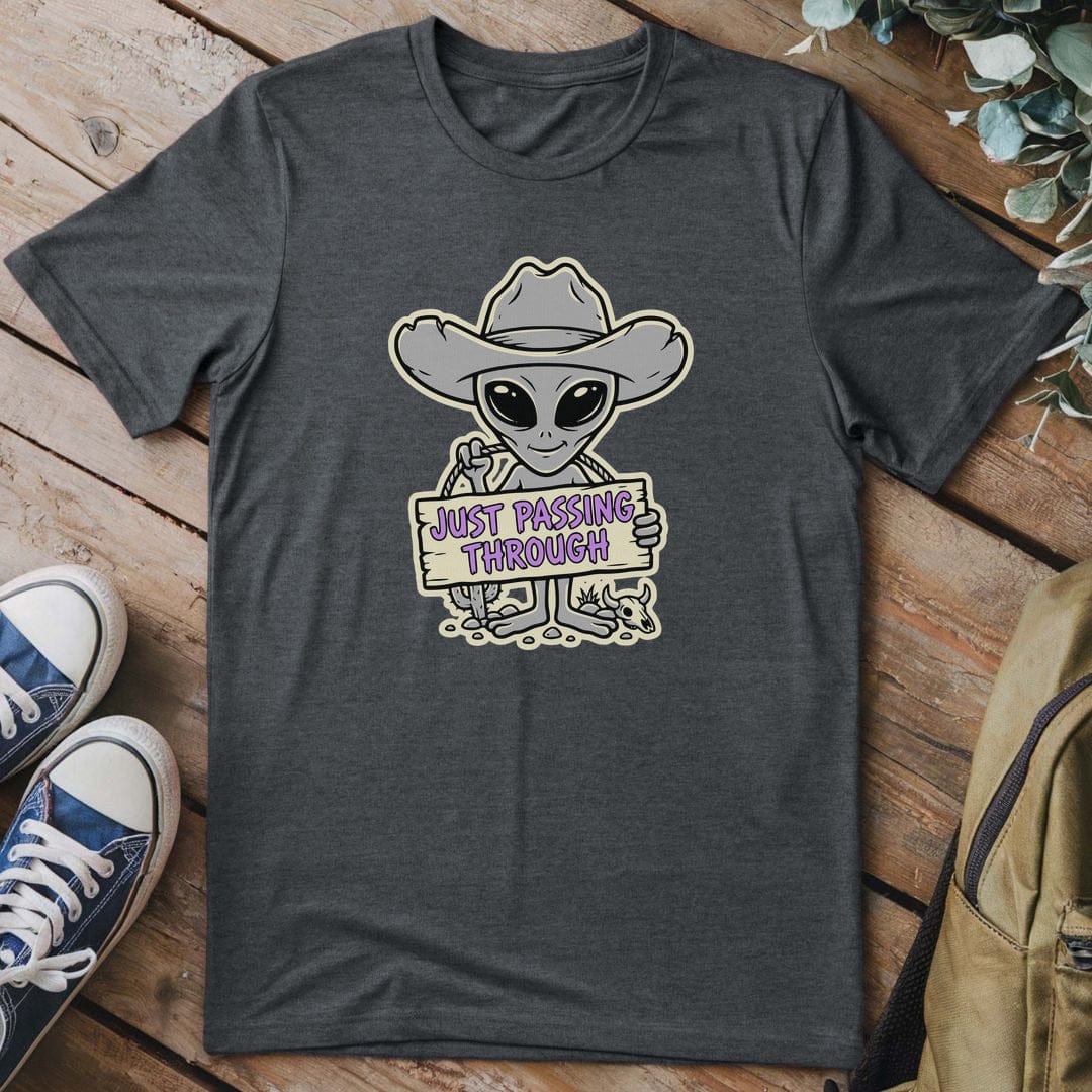 T-Shirt Dark Heather / S Cosmic Cowboy Stroll