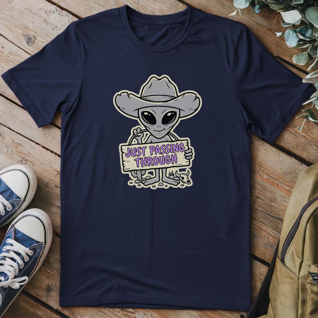 T-Shirt Navy / S Cosmic Cowboy Stroll