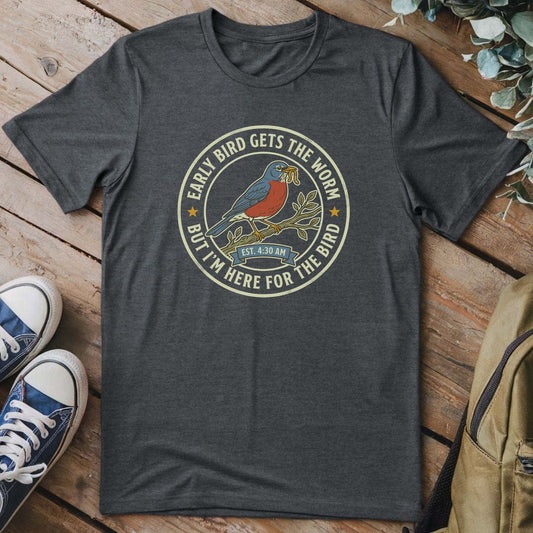 T-Shirt Dark Heather / S Worm Whisperer