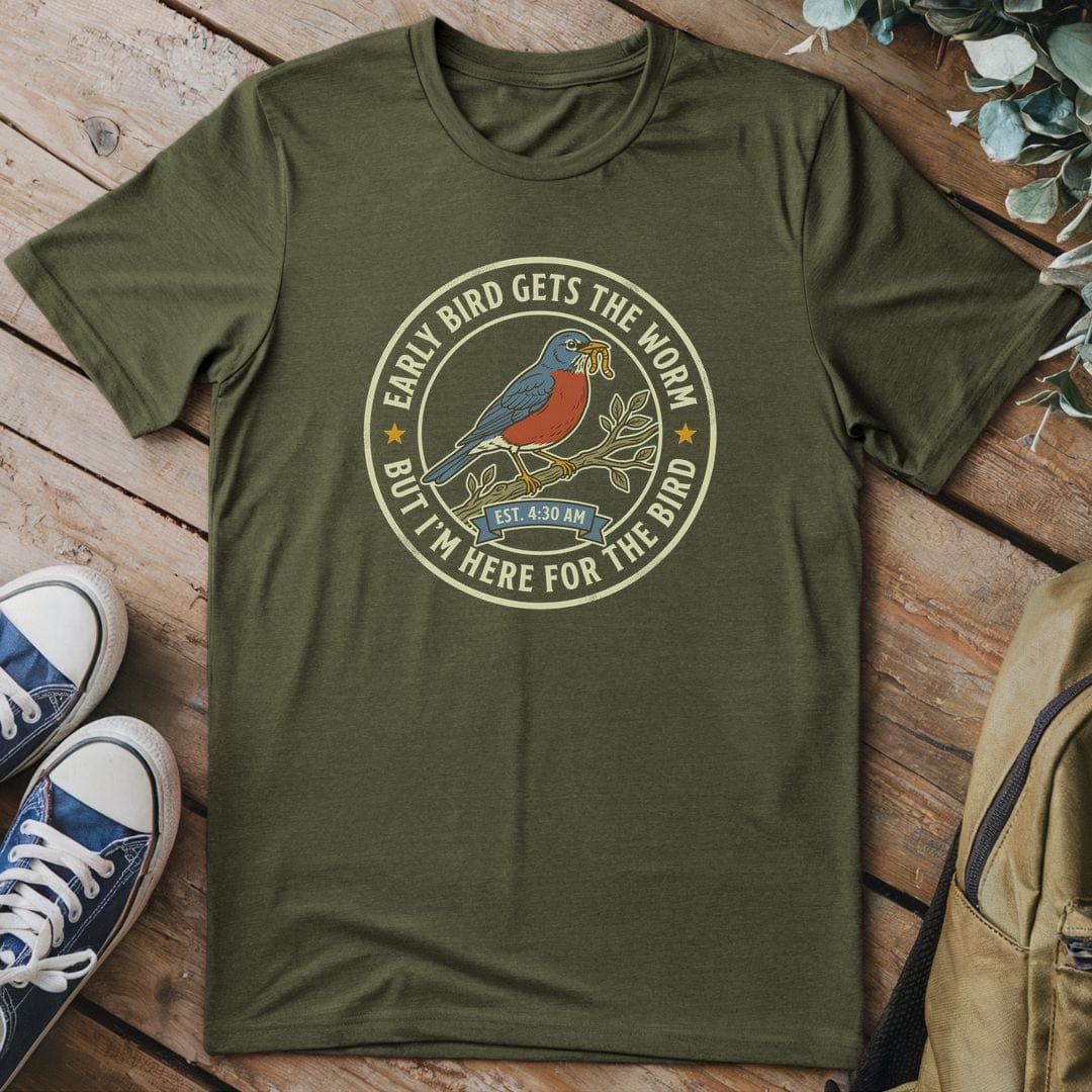 T-Shirt Military Green / S Worm Whisperer