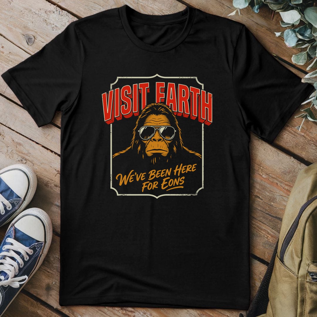 T-Shirt Black / S Cosmic Bigfoot Chronicles