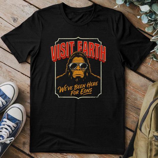 T-Shirt Black / S Cosmic Bigfoot Chronicles