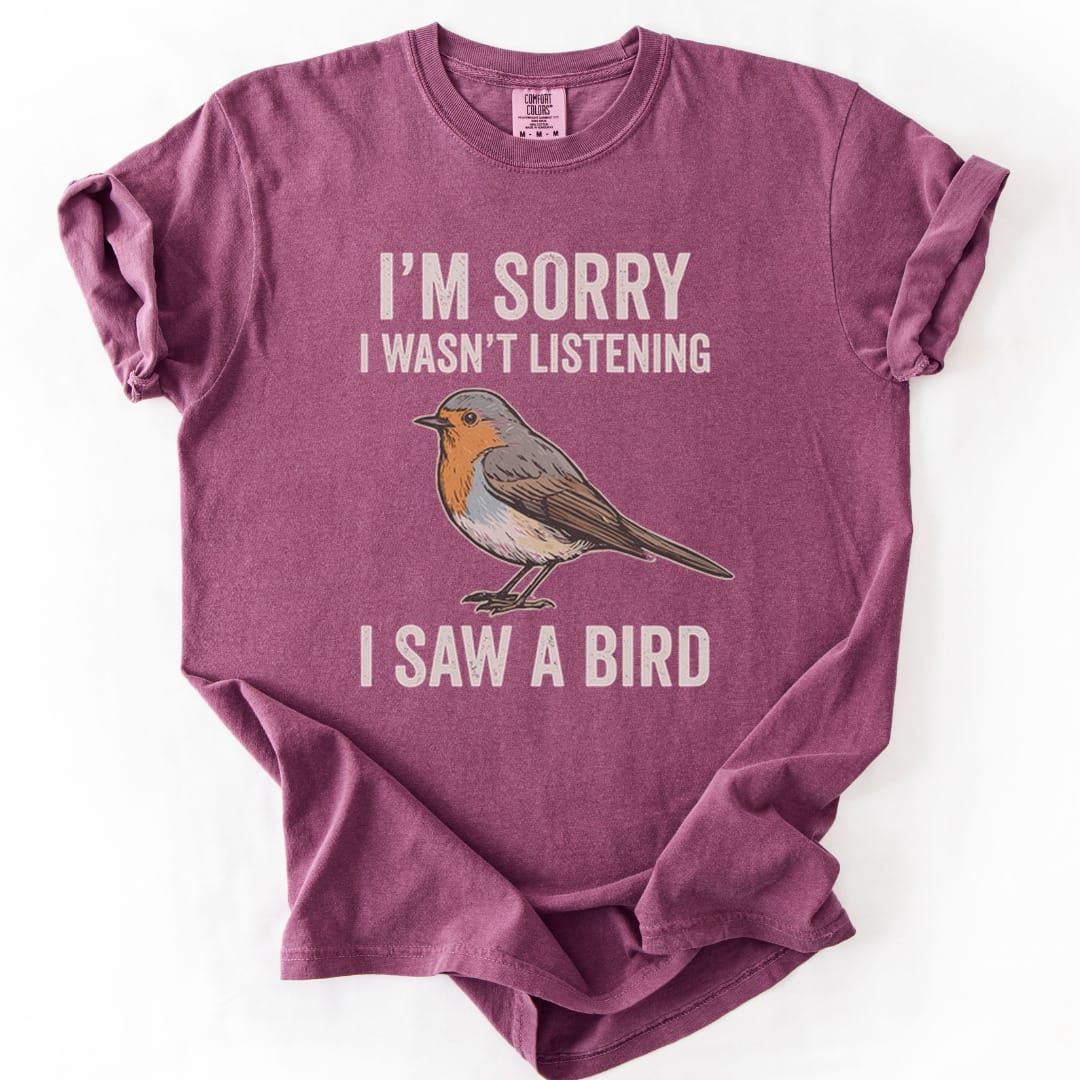 T-Shirt Berry / S I Saw A Bird Premium