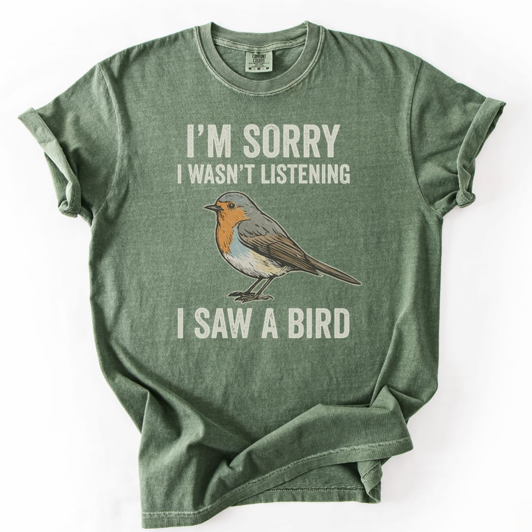 T-Shirt Moss / S I Saw A Bird Premium
