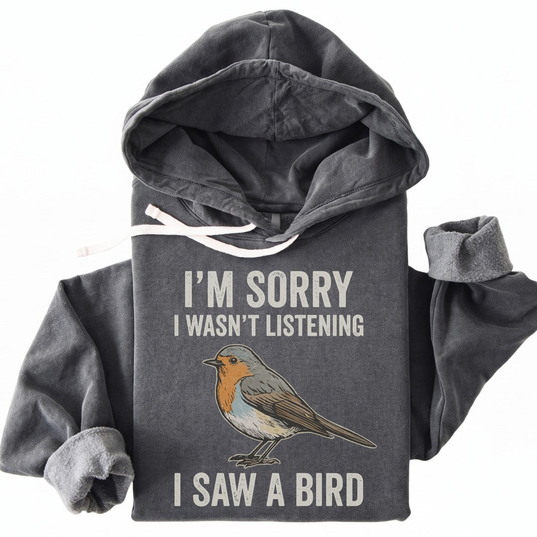 Hoodie Pepper / S I Saw A Bird Premium Hoodie