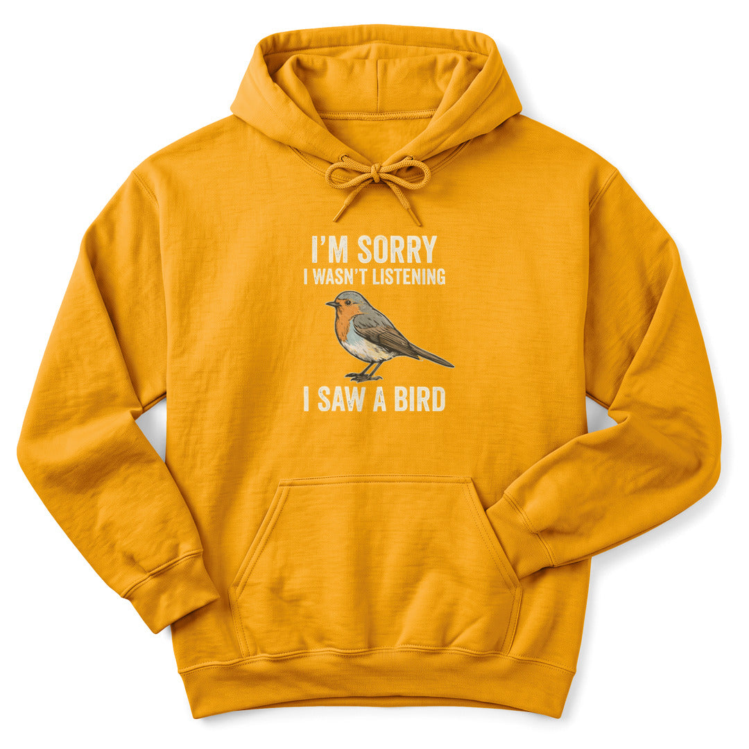 Hoodie Gold / S I Saw A Bird Hoodie