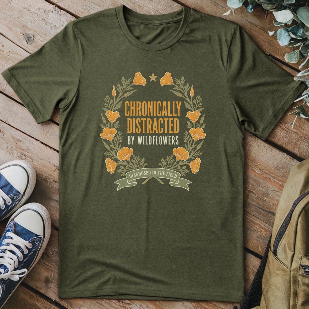 T-Shirt Military Green / S Wildflower Whimsy