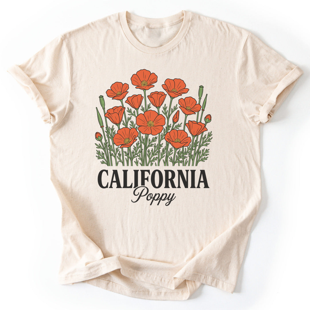 T-Shirt Natural / S Crimson Petal Dreams