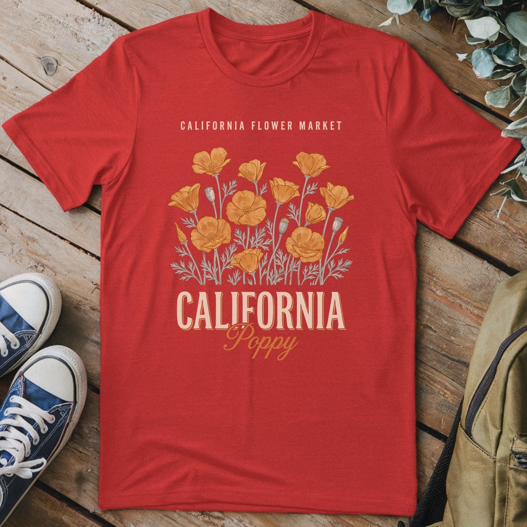 T-Shirt Red / S Golden Blossom Vibes