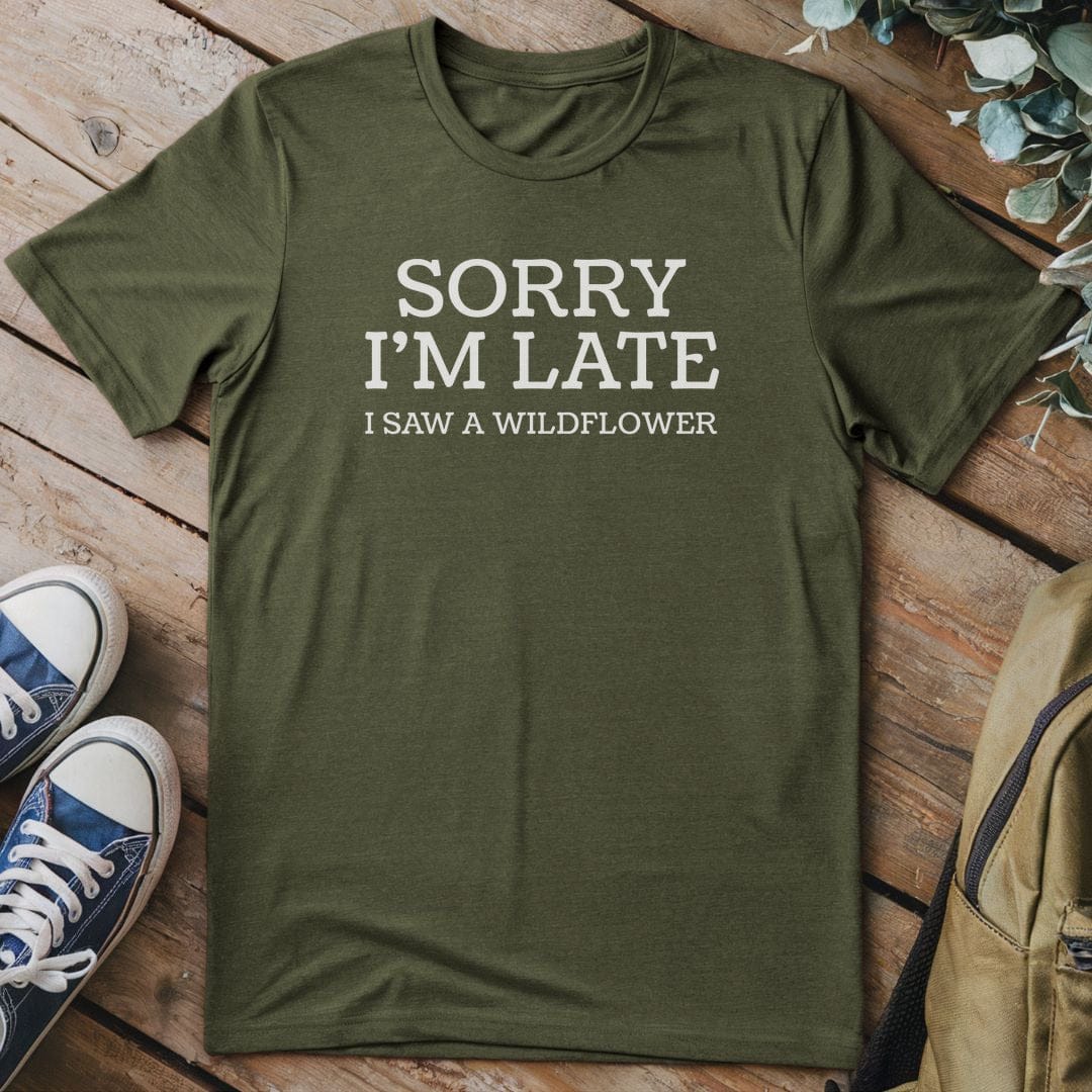 T-Shirt Military Green / S Sorry Wildflower