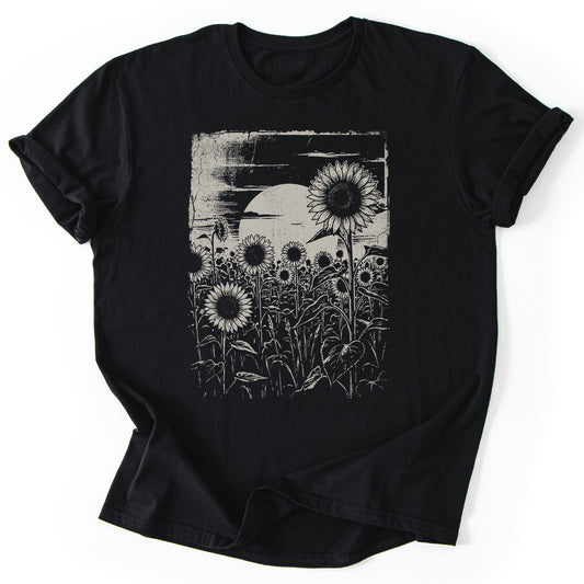 T-Shirt Black / S Nocturnal Blooms