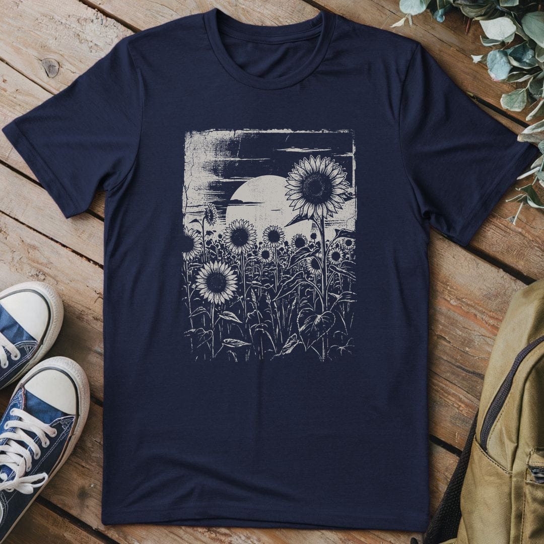 T-Shirt Navy / S Nocturnal Blooms