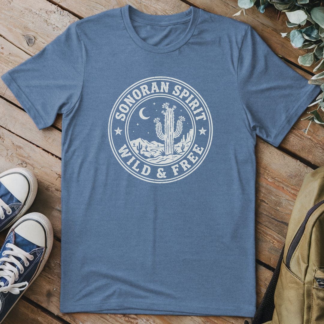 T-Shirt Heather Indigo / S Desert Night Freedom