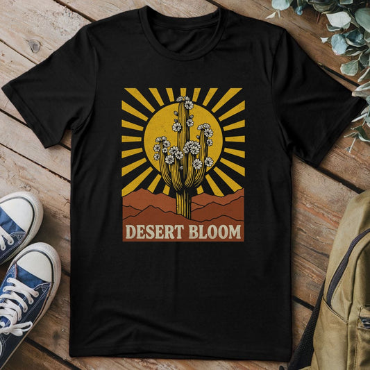 T-Shirt Black / S Cactus Sunburst
