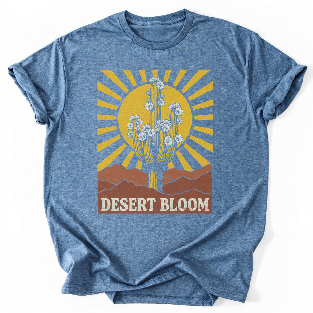 T-Shirt Heather Indigo / S Cactus Sunburst