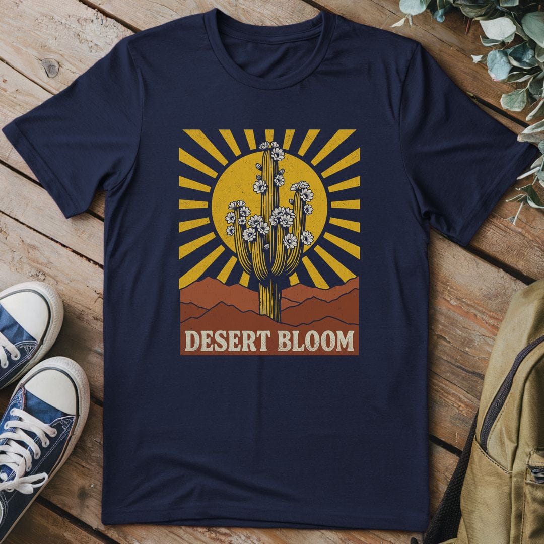 T-Shirt Navy / S Cactus Sunburst