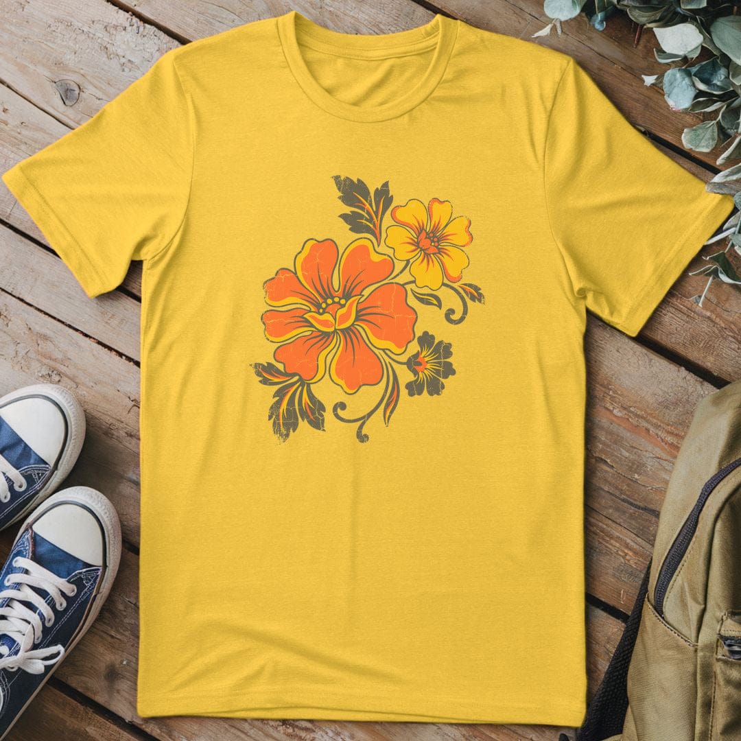 T-Shirt Daisy / S Vintage Bloom Burst