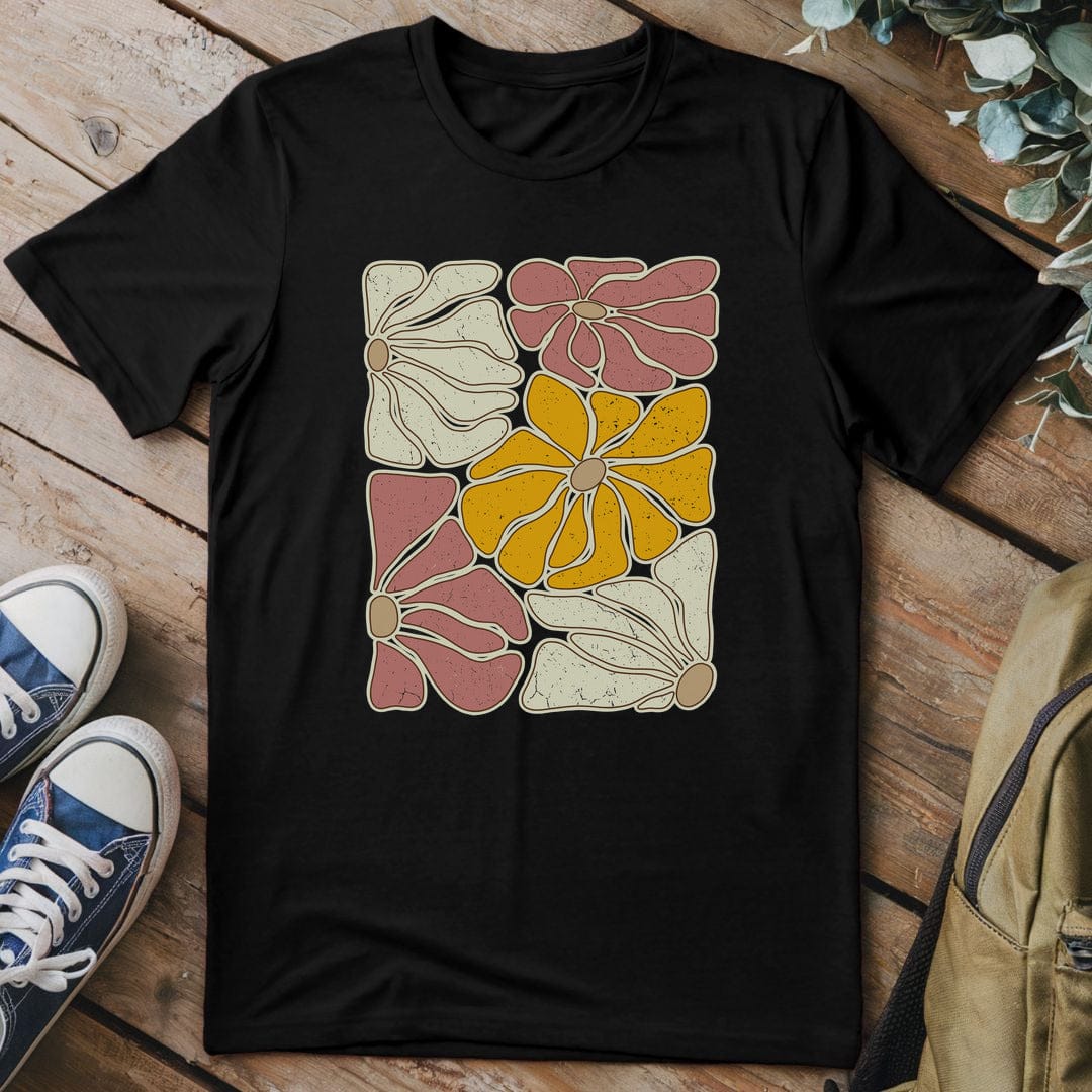 T-Shirt Black / S Petal Symphony