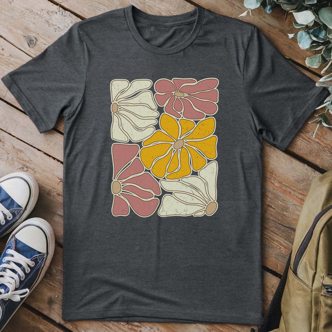 T-Shirt Dark Heather / S Petal Symphony