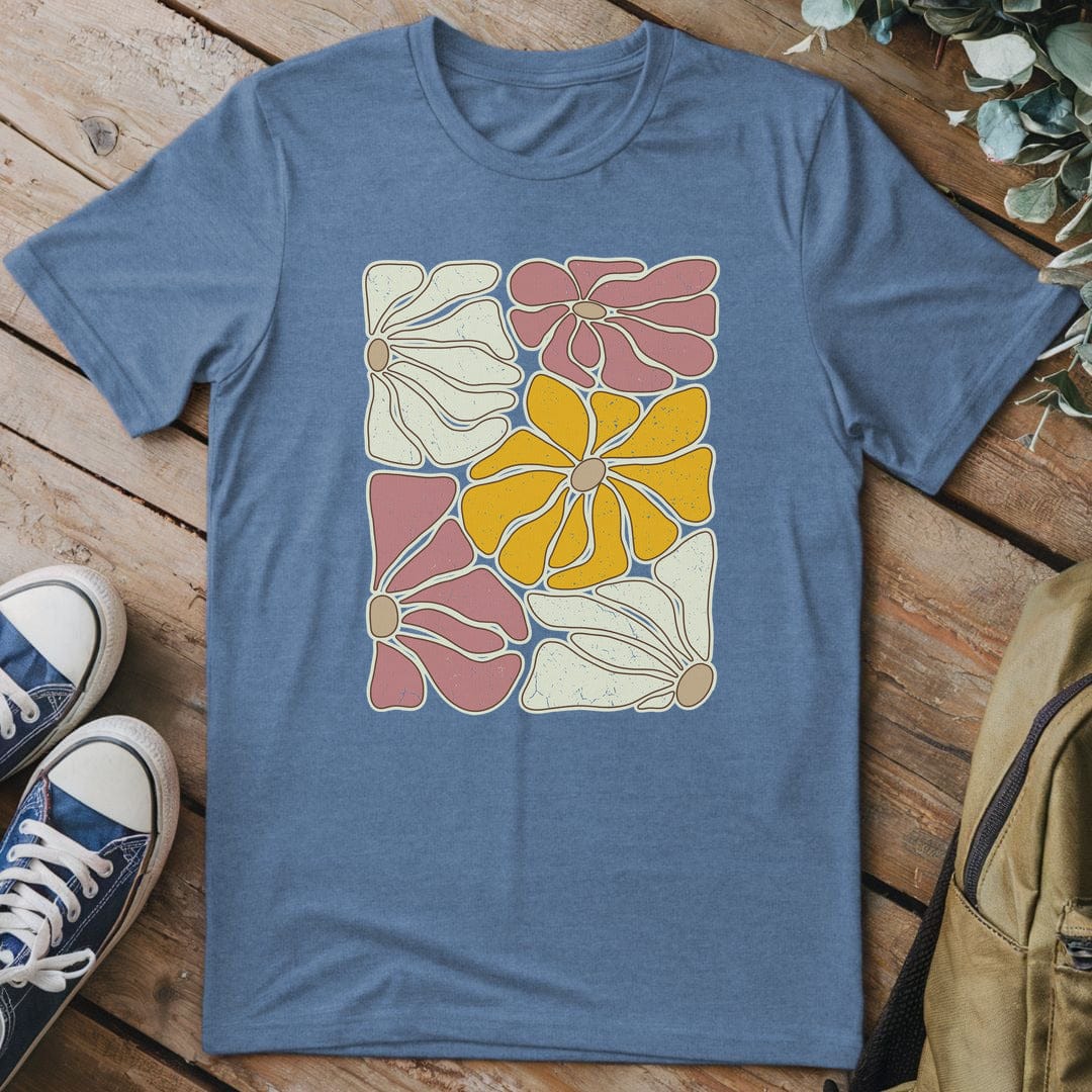 T-Shirt Heather Indigo / S Petal Symphony